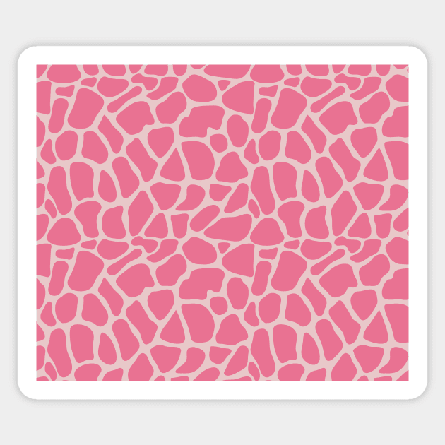 Modern Animal Skin Pattern Giraffe Sticker by Lemonflowerlove